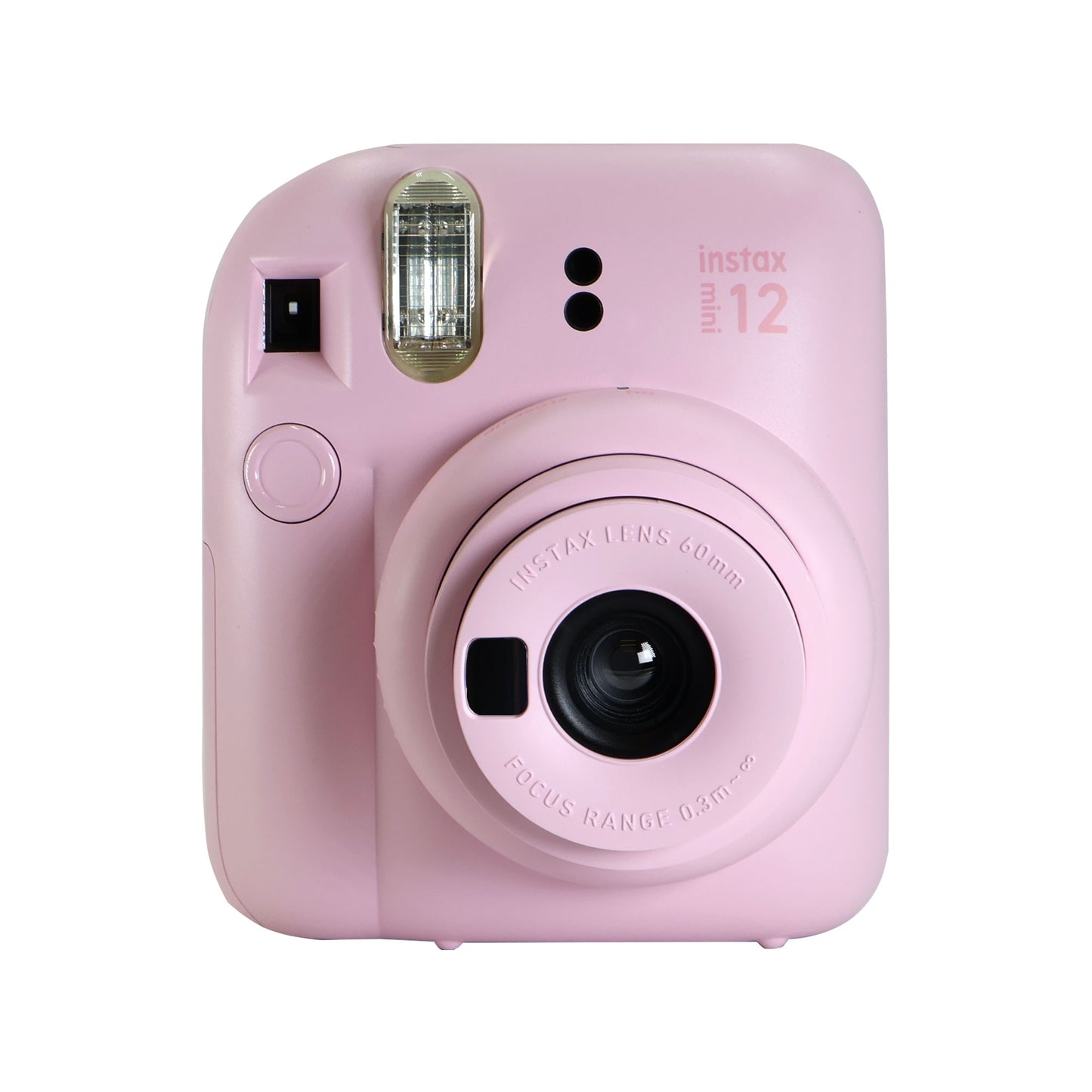 FUJIFILM INSTAX MINI 12 Instant Film Camera (Blossom Pink) + FUJIFILM Instax Mini Instant Film (Black, 10 Exposures)