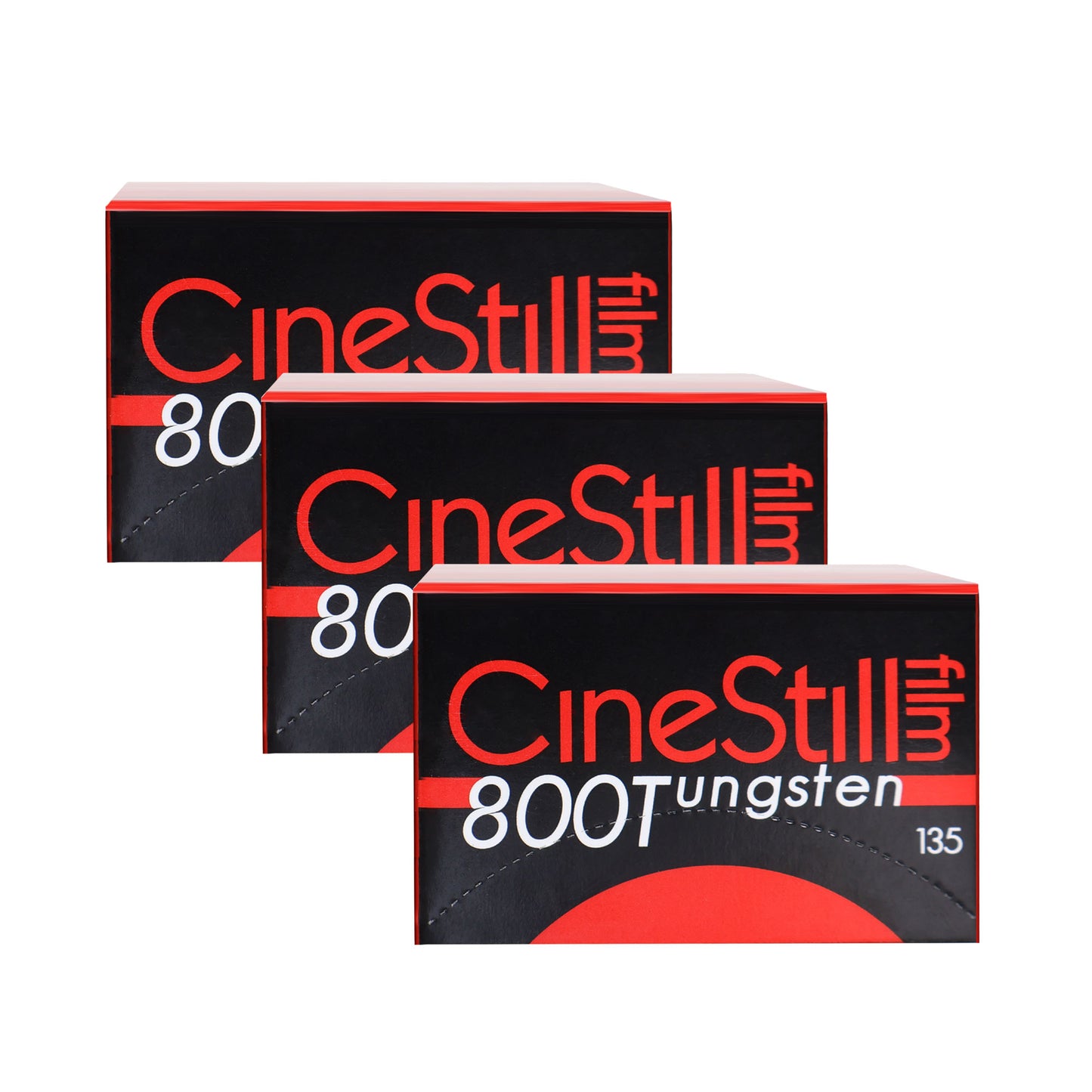 3x CineStill Film 800Tungsten C-41 Color Negative Film (35mm Roll Film, 36 Exposures)