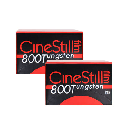 2x CineStill Film 800Tungsten C-41 Color Negative Film (35mm Roll Film, 36 Exposures)