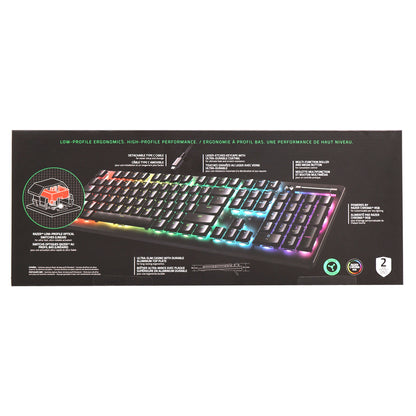 Razer DeathStalker V2 Low-Profile Optical Gaming Keyboard (Black)