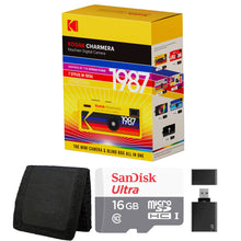Kodak Charmera Key Chain Digital Camera (Random Style Blind Box) with 16GB microSDHC Card, Reader, Memory Card Wallet Bundle