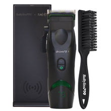 BaBylissPRO x Tomb45 Wireless-Charging Hair Clipper for Men + BaByliss Pro X Tomb45 Clipper / Trimmer Wireless Charging Mat #FXT45MAT + BaByliss Pro Fade Brush - Black