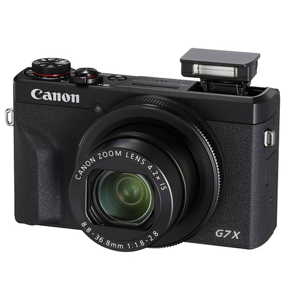 Canon Powershot G7X Mark III (Black) with SanDisk 64GB Ultra SDXC UHS I Memory Card