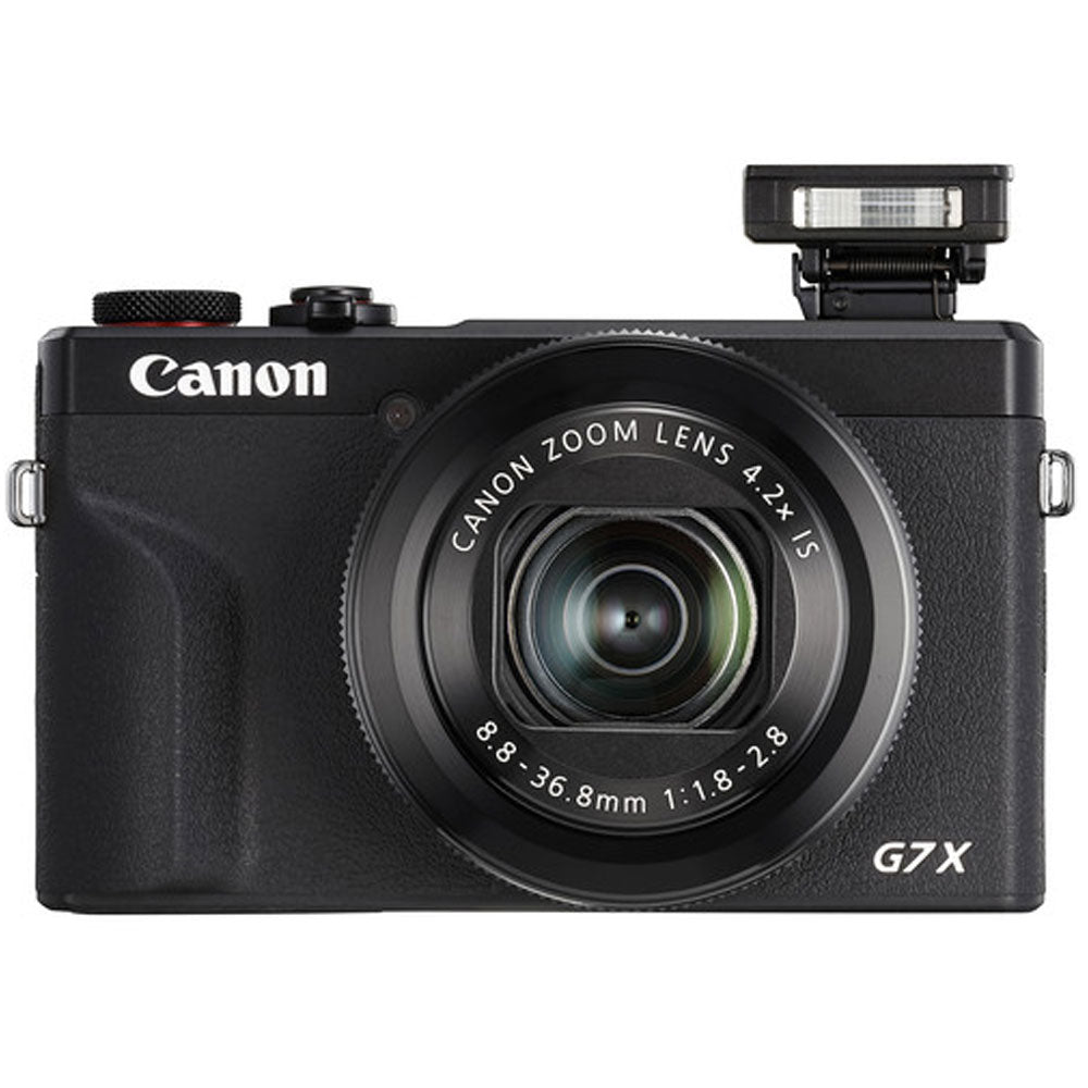 Canon Powershot G7X Mark III (Black) with SanDisk 64GB Ultra SDXC UHS I Memory Card
