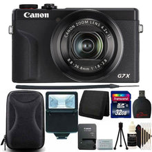 Canon Powershot G7X Mark III (Black) All You Need Accessory Bundle