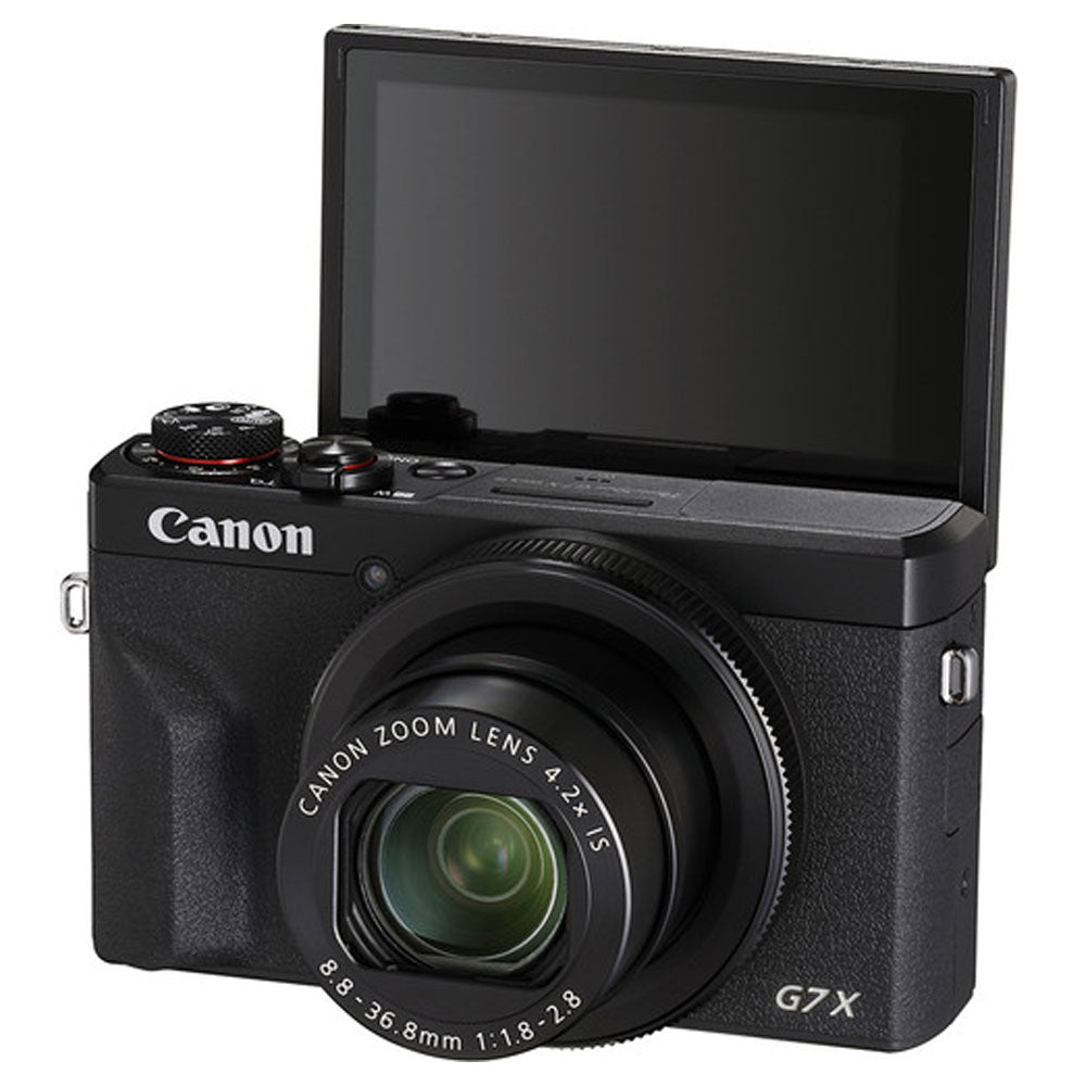 Canon Powershot G7X Mark III (Black) All You Need Accessory Bundle