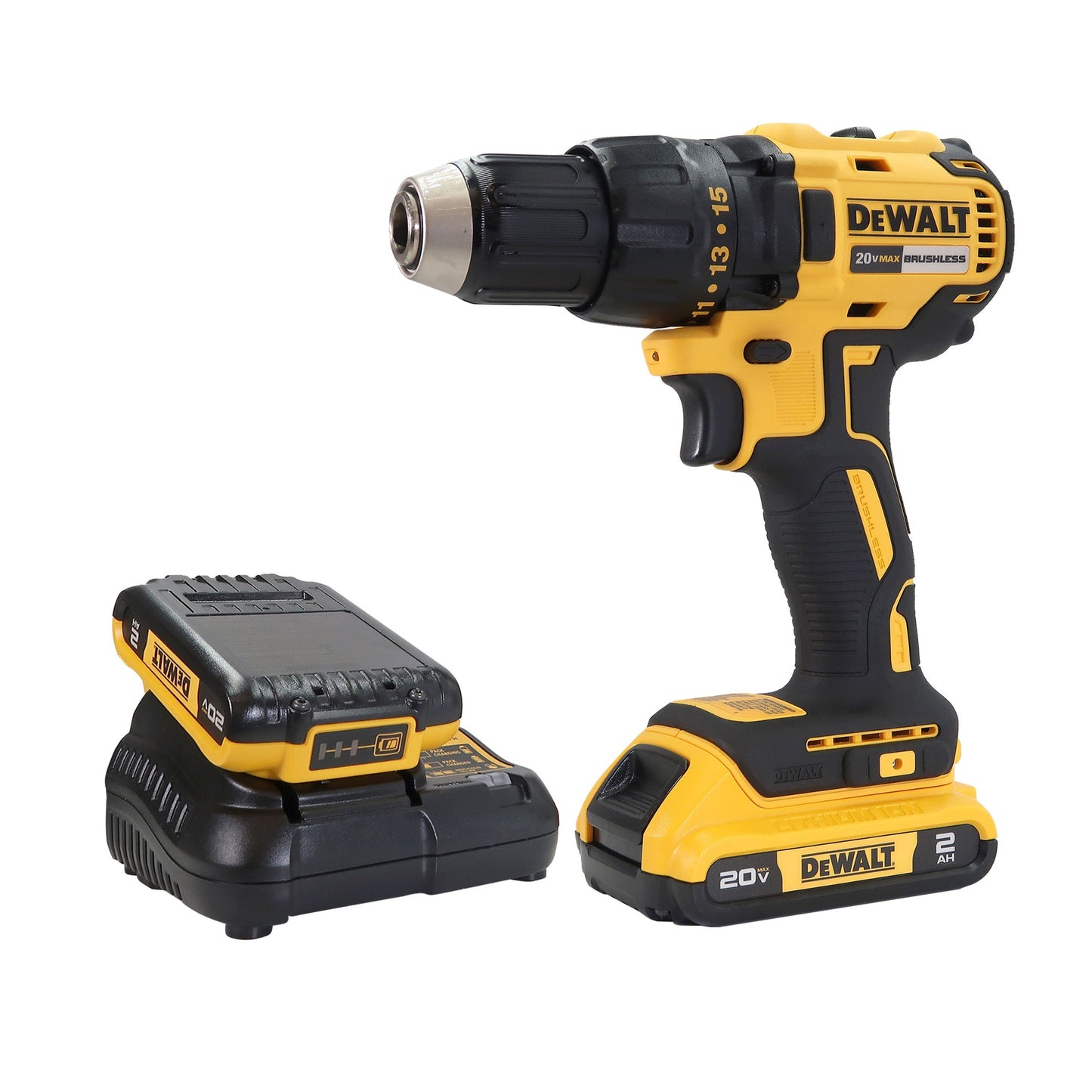 DEWALT 20V MAX Cordless Drill/Driver Kit with Battery and Charger, Brushless Motor (DCD777D1)