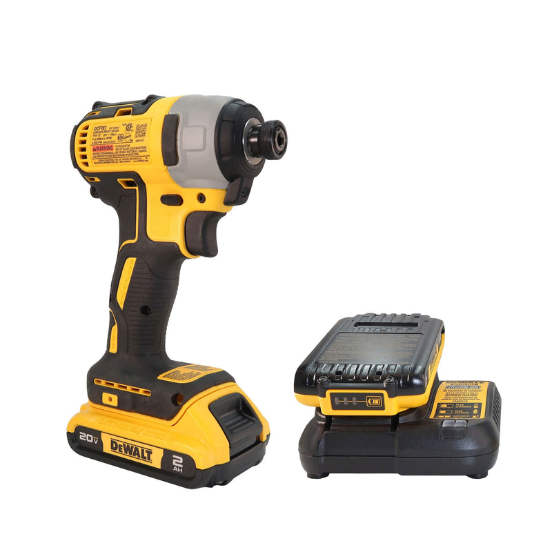 DEWALT 20V MAX 1/4" Cordless Impact Driver with Battery and Charger (DCF787D1)