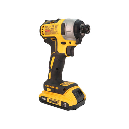 DEWALT 20V MAX 1/4" Cordless Impact Driver with Battery and Charger (DCF787D1)