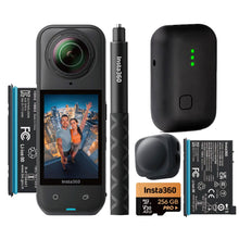 Insta360 X5 - 8K 360° Action Camera Bundle with Zoom Instamic Pro Plus C - The World’s Smallest, Professional, Waterproof Recorder