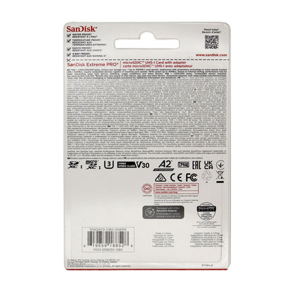 8x Sandisk 128GB Extreme Pro UHS-I Micro SD Up to 200MB/s Read 90MB/s Write + Card Wallet