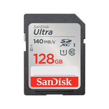 3x Sandisk Ultra 128GB SDXC UHS-I Class 10 Memory Card + Card Wallet