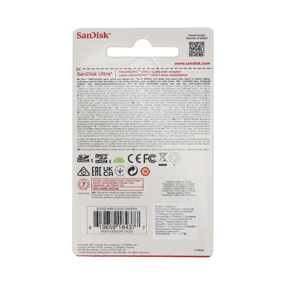 2x SanDisk 32GB Ultra UHS-I microSDHC Memory Card with SD Adapter + Card Wallet