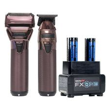 BaByliss Pro LimitedFX FXONE Nightfall Collection Trimmer & Foil Shaver FX1FSTPTO with Dual-Charging Prepack [2 Batteries, 1 Charging Stand]
