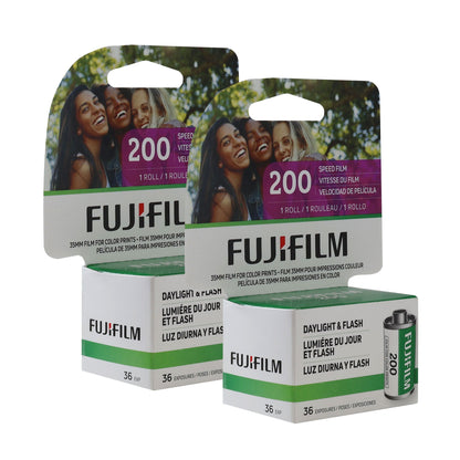 2x Fujifilm 200 Color Negative 35mm Film (36 Exposures)