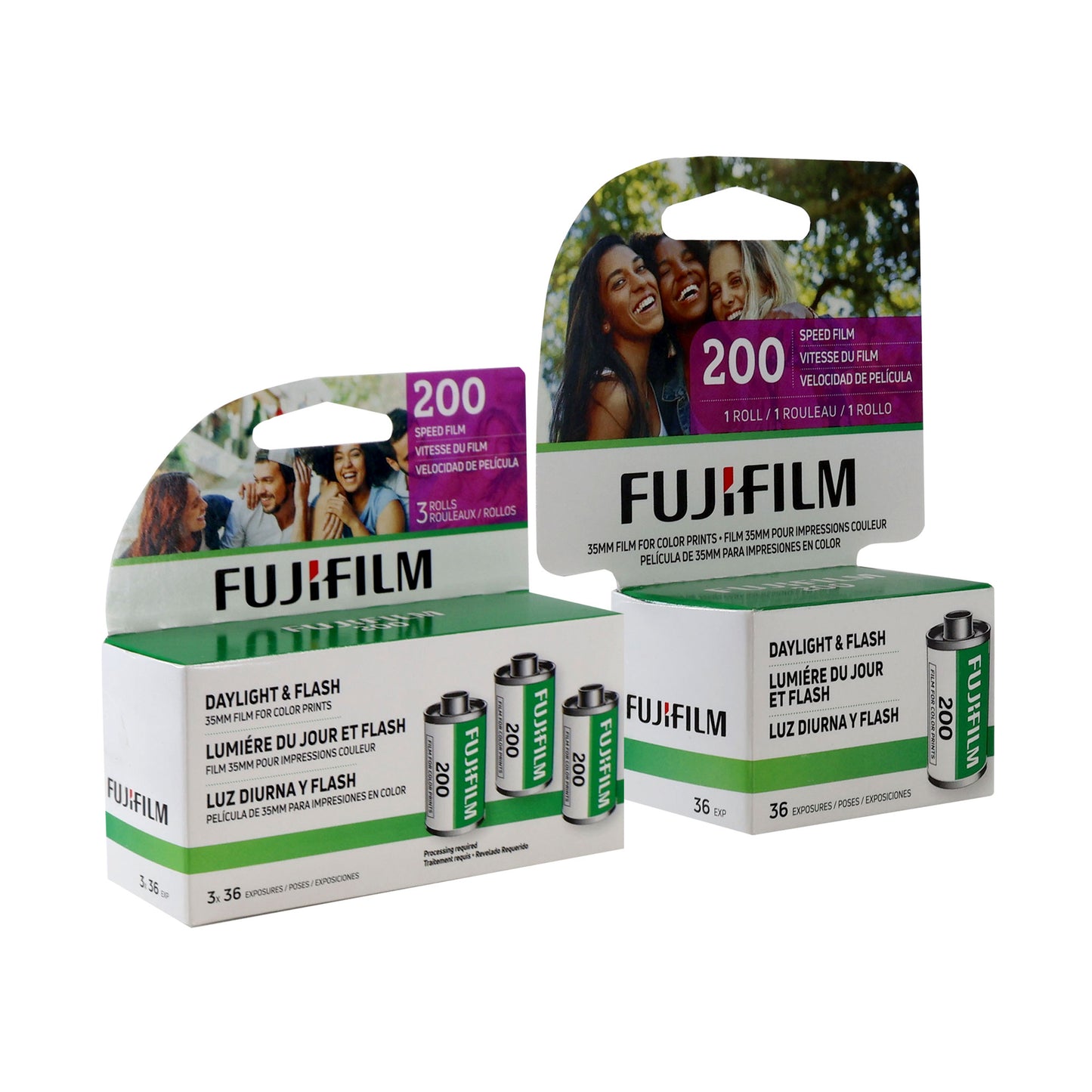 4x Fujifilm 200 Color Negative 35mm Film (36 Exposures)