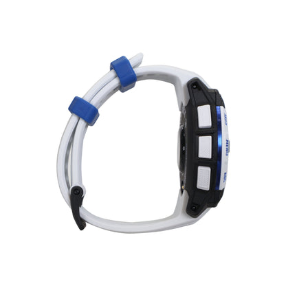 Garmin Instinct 3 Solar GPS Smartwatch 45 mm, Silicone Band (Whitestone with Whitestone/Bolt Blue)