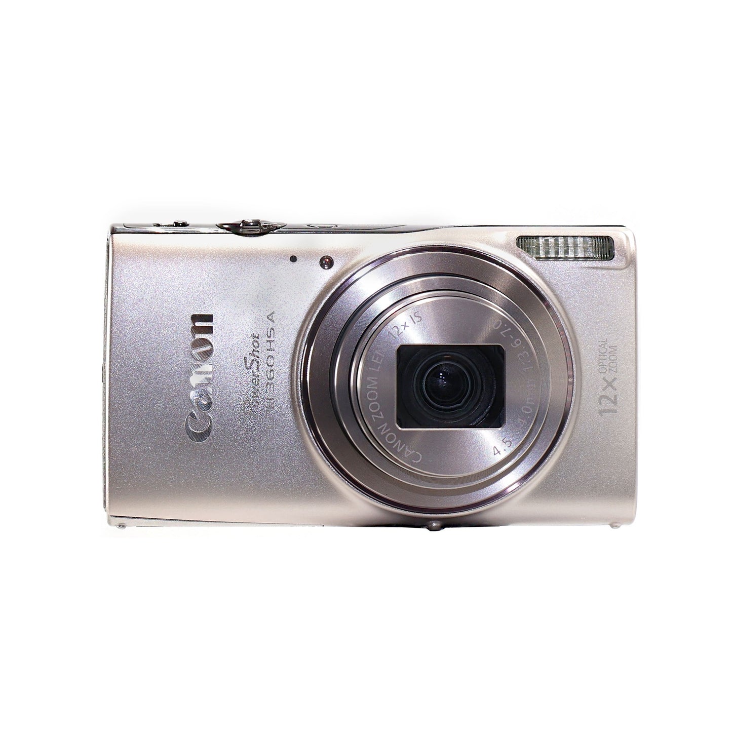 Canon PowerShot ELPH 360 HS A Digital Camera (Silver) with SanDisk Ultra 64GB microSDXC Card and Compact Protective Camera Case