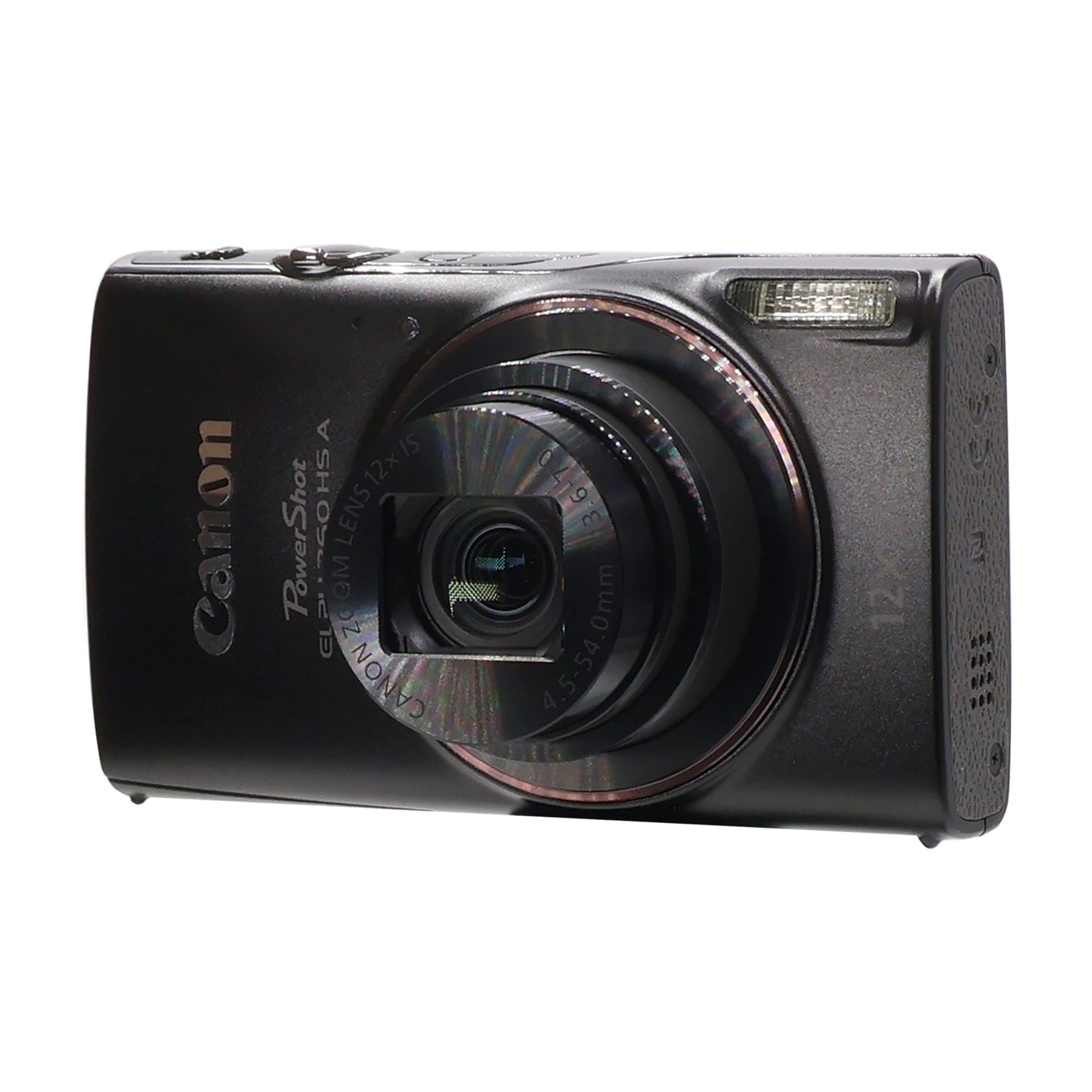 Canon PowerShot ELPH 360 HS A Digital Camera (Black) with SanDisk Ultra 64GB microSDXC Card and Compact Protective Camera Case