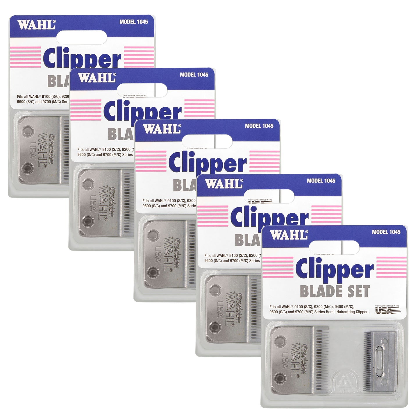 Wahl 1045 Clipper Blade Set For Wahl - 5 Pack