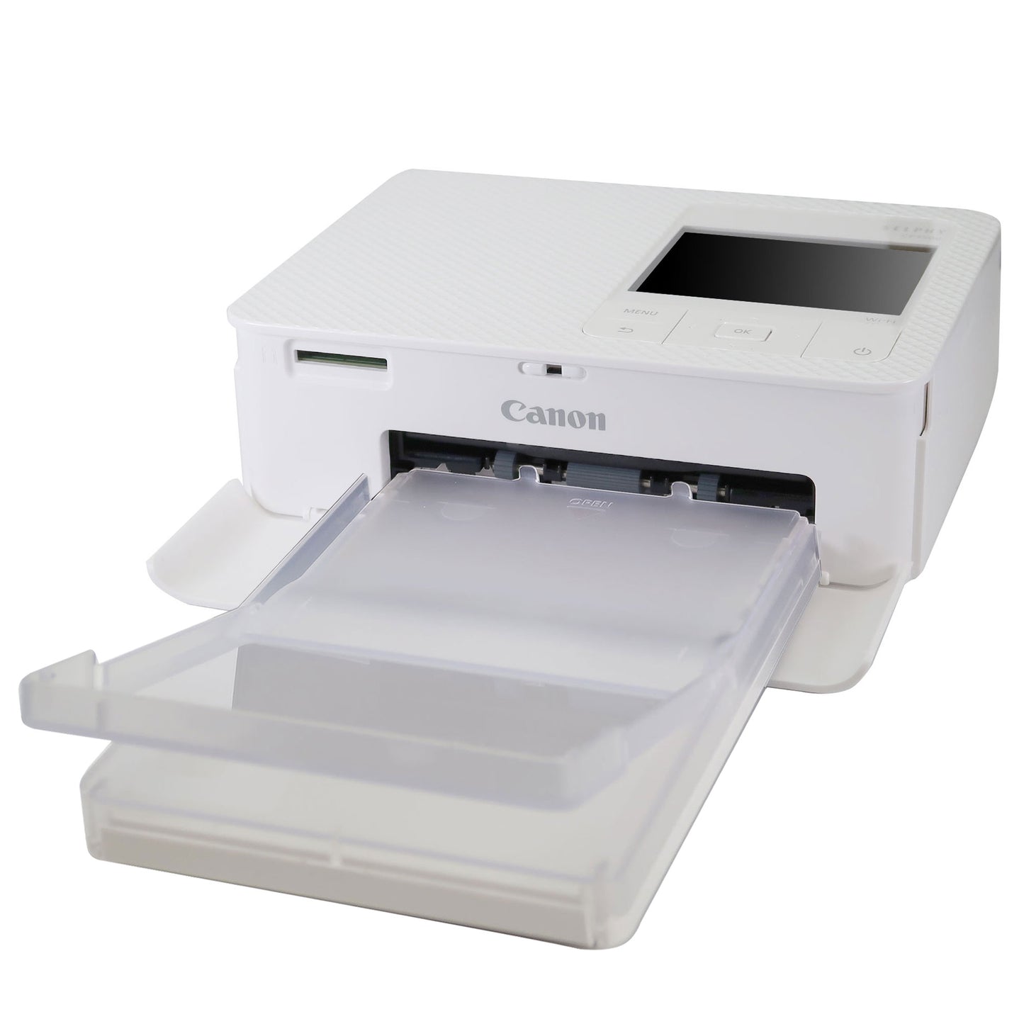 Canon SELPHY CP1500 Compact Photo Printer (White) with 4x Canon RP-108 High-Capacity Color Ink and Paper Set
