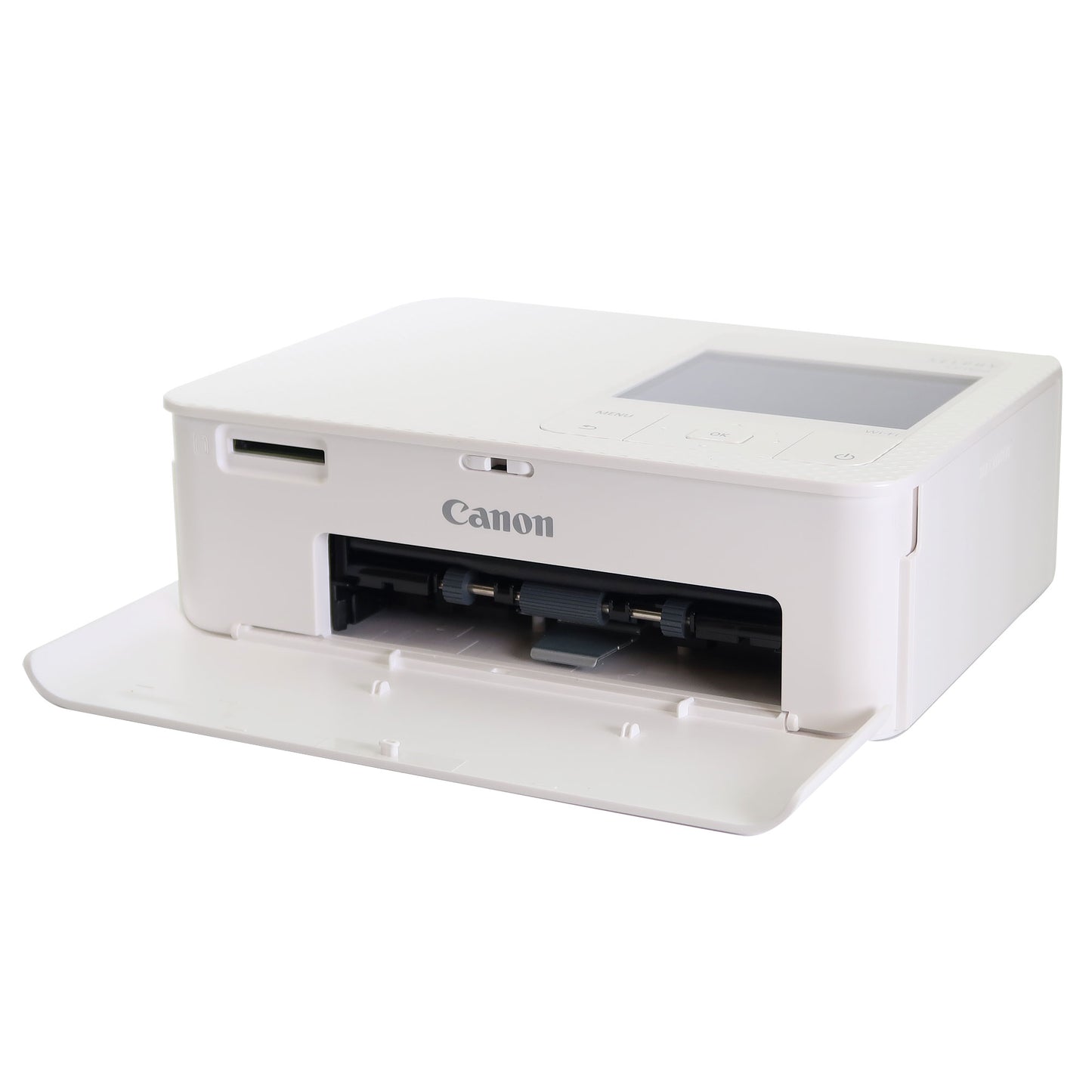 Canon SELPHY CP1500 Compact Photo Printer (White) with 4x Canon RP-108 High-Capacity Color Ink and Paper Set
