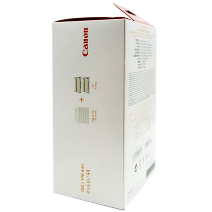 Canon SELPHY CP1500 Compact Photo Printer (White) with 2x Canon RP-108 High-Capacity Color Ink, Paper Set and Cleaning Kit