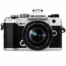 OM SYSTEM OM-5 Mark II Mirrorless Camera with M.Zuiko Digital ED 14-150mm f/4-5.6 II Lens (Silver)