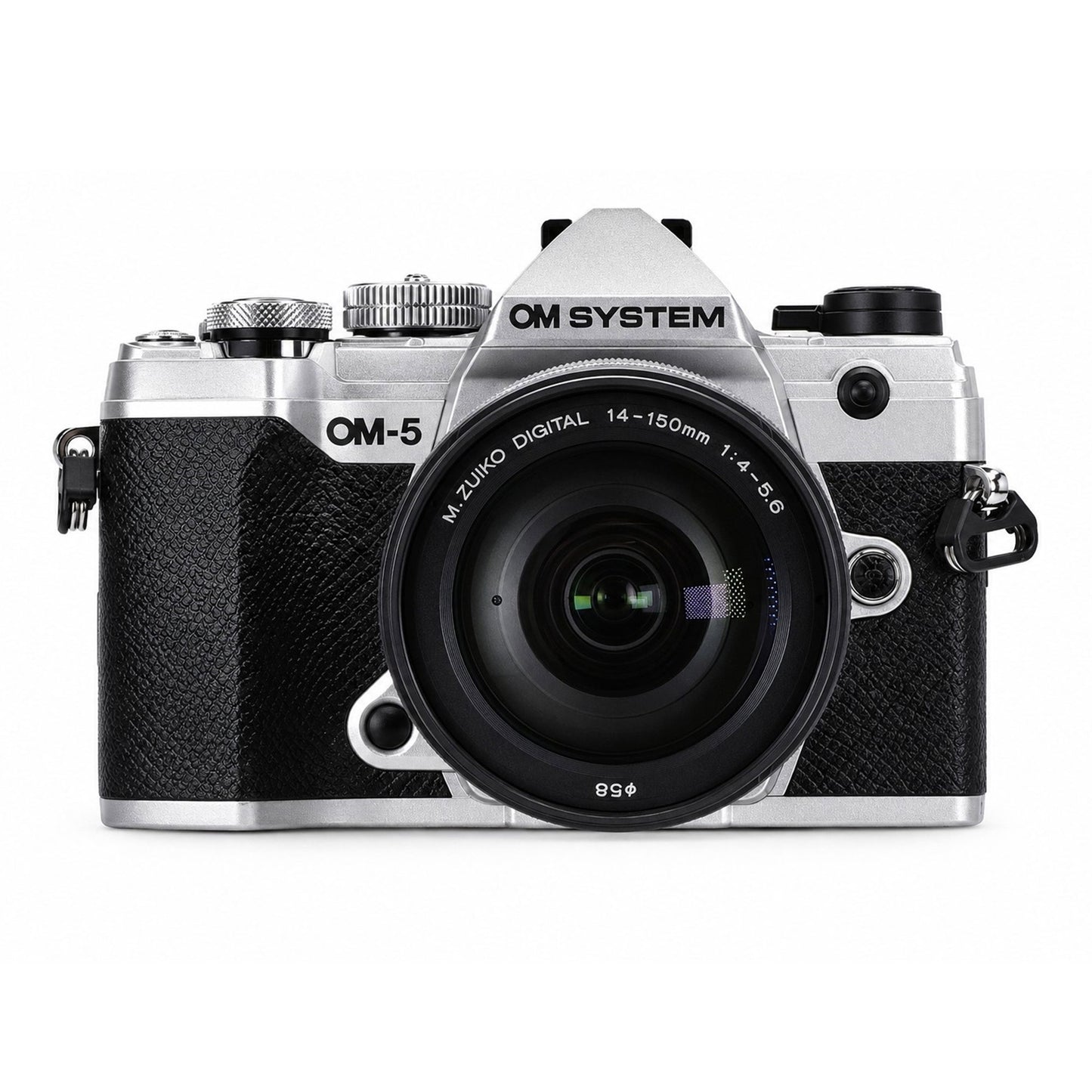OM SYSTEM OM-5 Mark II Mirrorless Camera with M.Zuiko Digital ED 14-150mm f/4-5.6 II Lens (Silver) All You Need Accessory Bundle