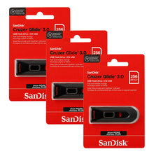 SanDisk Cruzer Glide 256GB USB 3.0 Flash Drive 3-Pack
