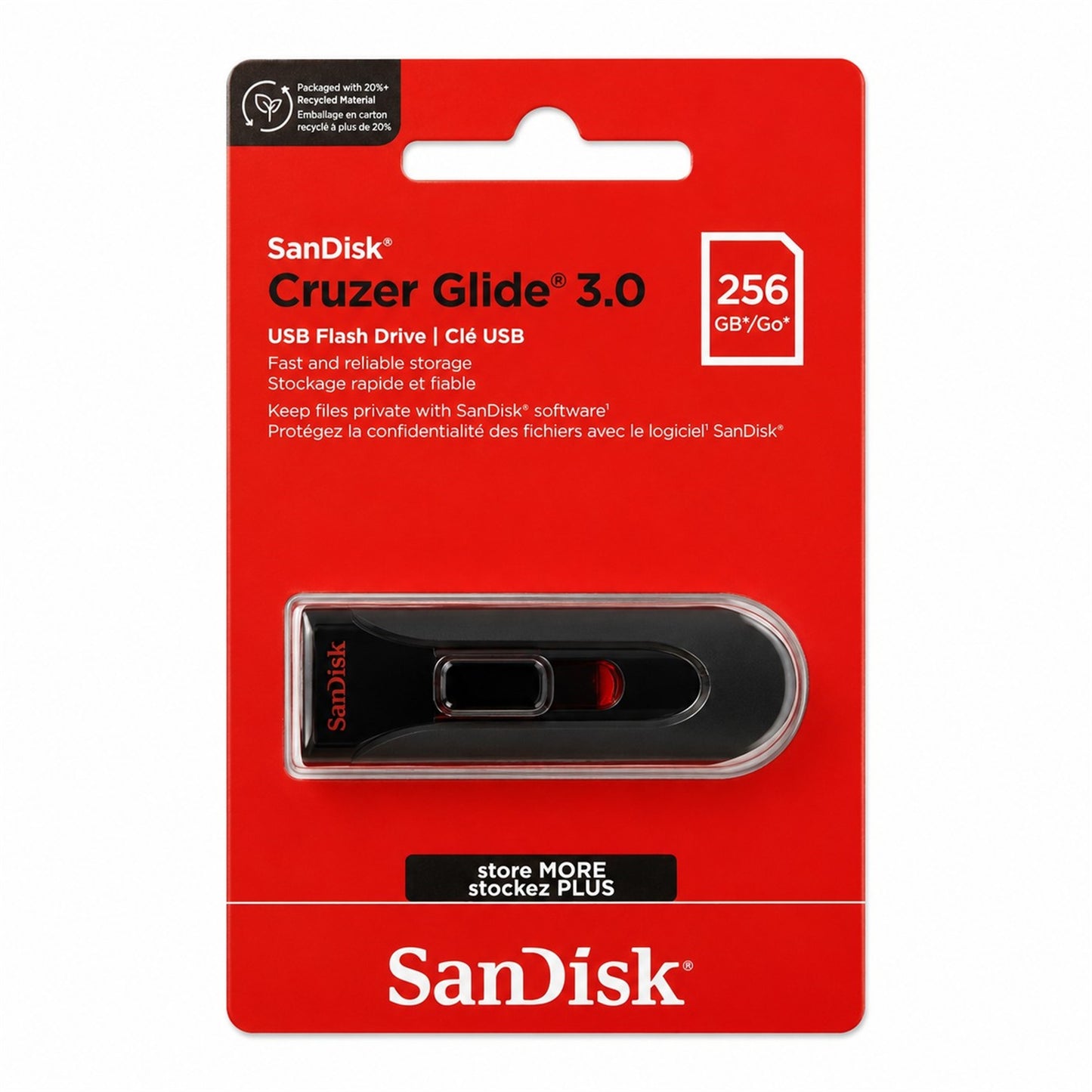 SanDisk Cruzer Glide 256GB USB 3.0 Flash Drive 5-Pack