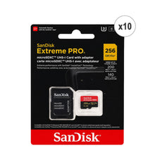 SanDisk Extreme Pro 256GB Class 10 microSDXC UHS-I Memory Card 10-Pack