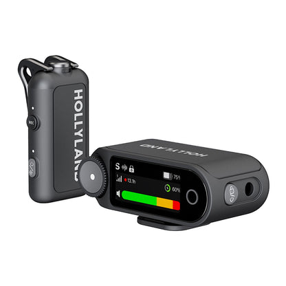 Hollyland LARK MAX 2 Solo Wireless Microphone System - Space Gray