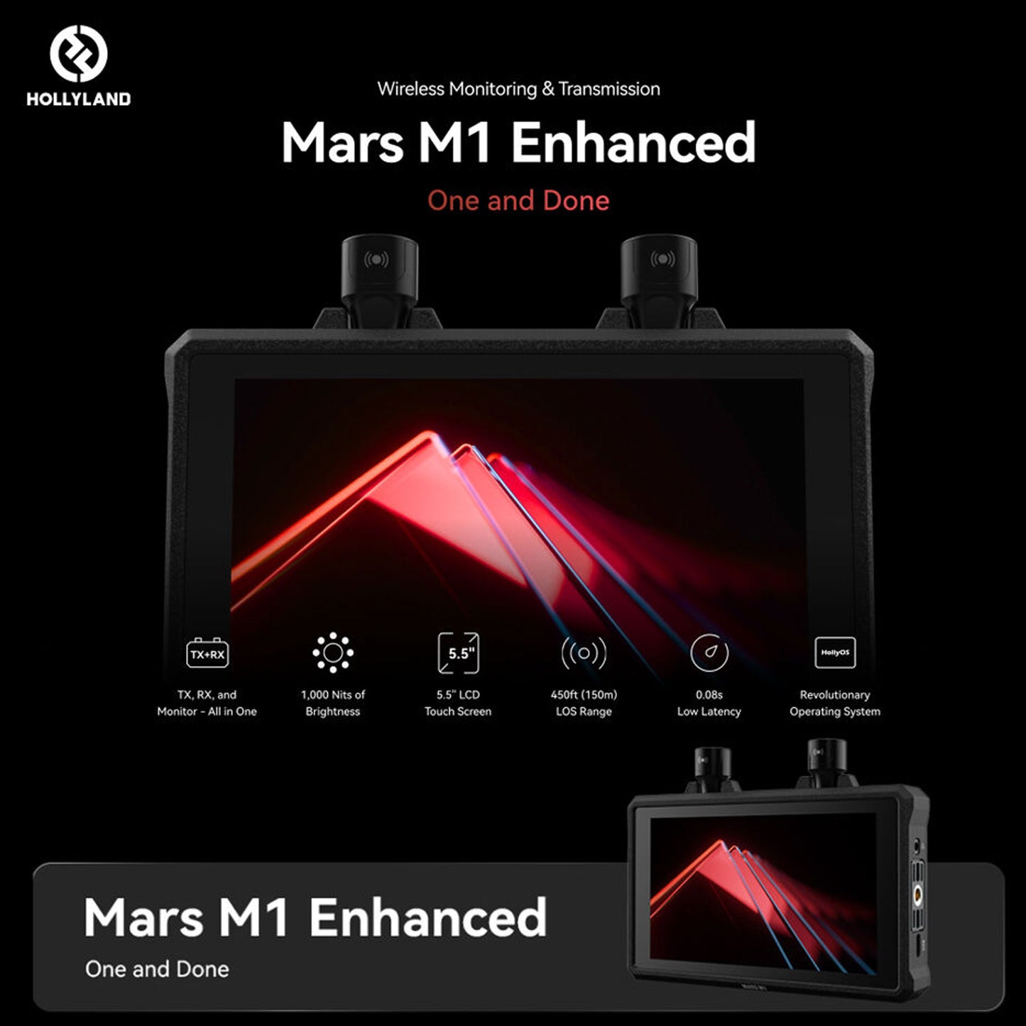 Hollyland Mars Video Transmission & Monitoring Kit (5")