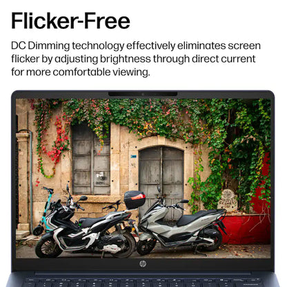 HP OmniBook 3 14" 2K Touchscreen Laptop - Snapdragon X - 16GB Memory, 512GB SSD (Starlit Blue) Accessory Bundle