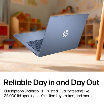 HP OmniBook 3 14" 2K Touchscreen Laptop - Snapdragon X - 16GB Memory, 512GB SSD (Starlit Blue) with 64GB microSDXC Card and Card Reader