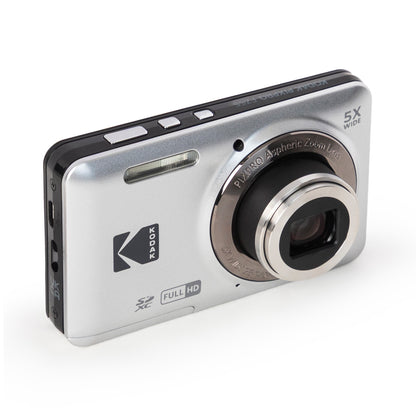 Kodak PIXPRO FZ55 16MP Digital Camera - Silver Essential Bundle