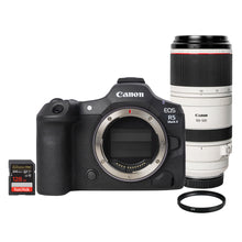 Canon EOS R5 Mark II Mirrorless Camera with RF 100-500mm F4.5-7.1 L IS USM Lens + 64GB Extreme Pro Card, Case