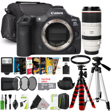 Canon EOS R5 Mark II Mirrorless Camera - Black with RF 100-500mm F4.5-7.1 L IS USM Lens Deluxe Accessory Bundle