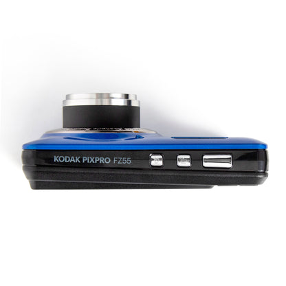 Kodak PIXPRO FZ55 16MP Digital Camera Blue with SanDisk 32GB SDHC Ultra Memory Card