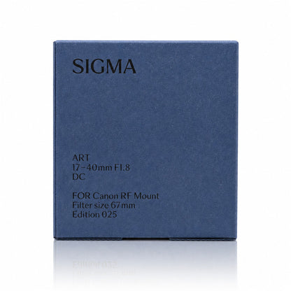 Sigma 17-40mm F1.8 DC Art Lens (Canon RF)