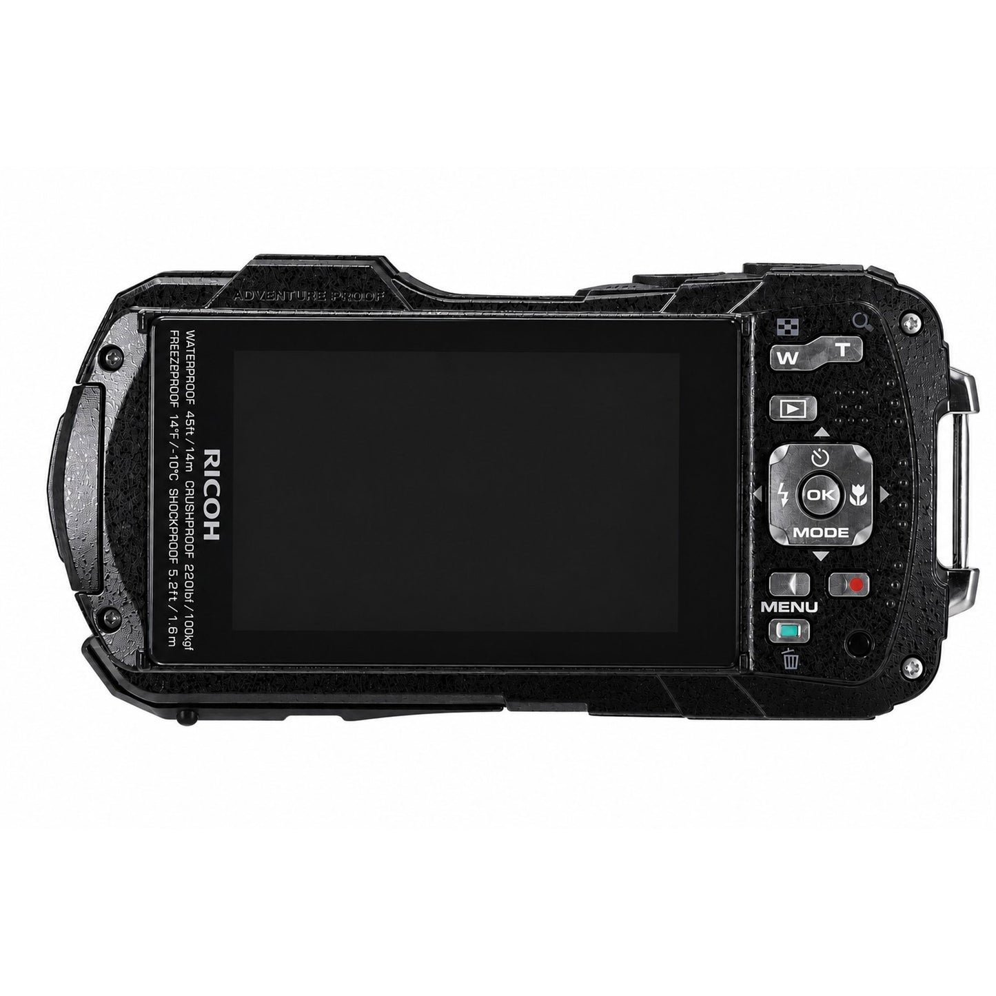 Ricoh WG-80 Waterproof Digital Camera (Black)