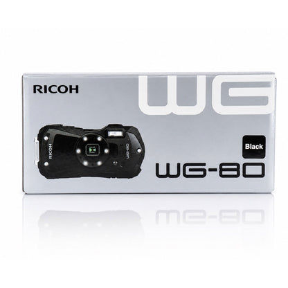 Ricoh WG-80 Waterproof Digital Camera (Black)