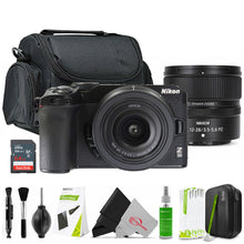Nikon Z30 Mirrorless Camera with DX 16-50mm Lens (Black) + Nikon NIKKOR Z DX 12-28mm f/3.5-5.6 PZ VR Lens + 64GB Memory Card + Cleaning Kit + Camera Case