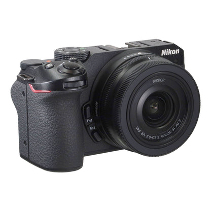 Nikon Z30 Mirrorless Camera with DX 16-50mm Lens (Black) + Nikon NIKKOR Z DX 12-28mm f/3.5-5.6 PZ VR Lens + 64GB Memory Card + Cleaning Kit + Camera Case