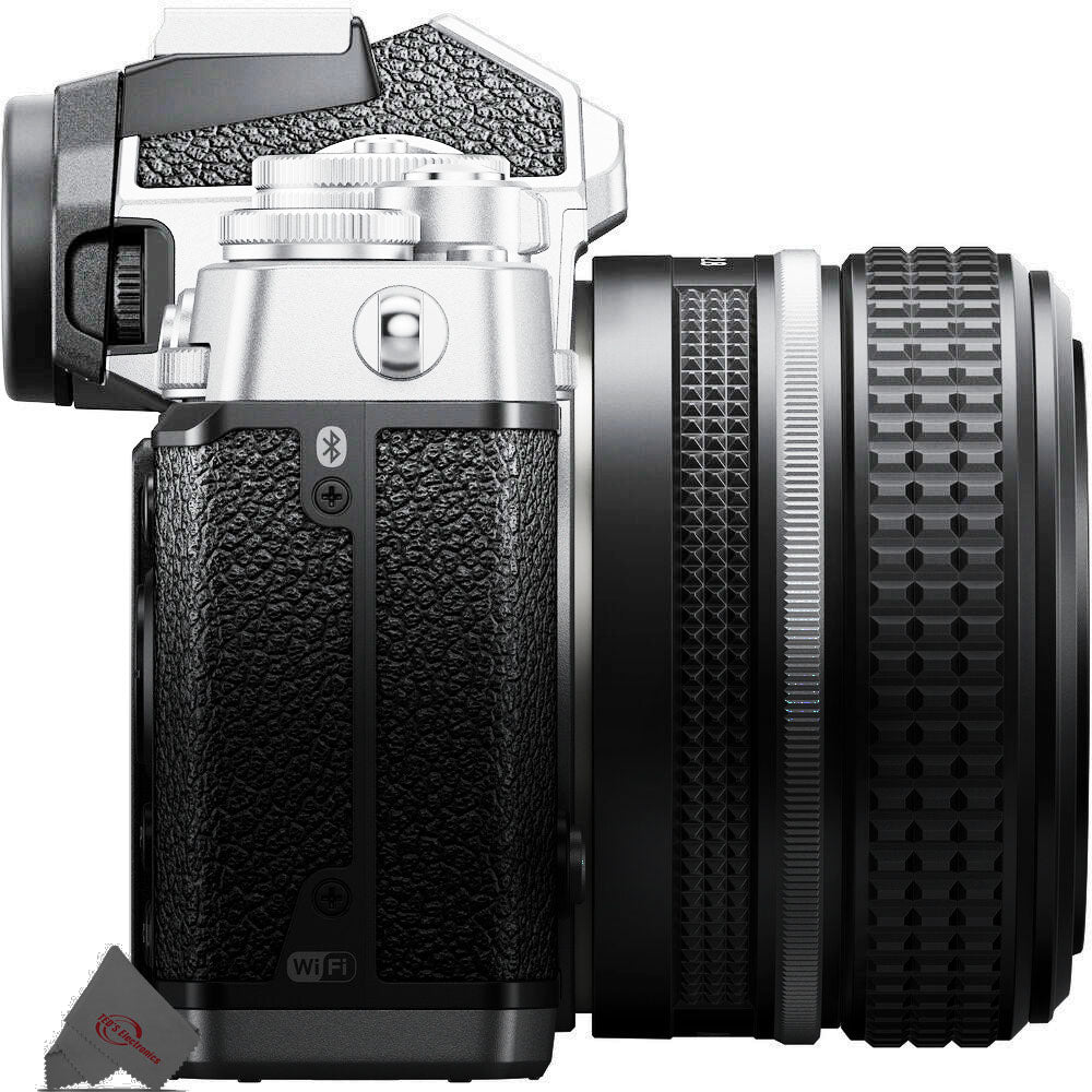 Nikon Z fc Mirrorless Digital Camera + Nikon NIKKOR Z DX 12-28mm f/3.5-5.6 PZ VR Lens (Nikon Z) + 64GB Memory Card + Cleaning Kit + Camera Case (Medium)