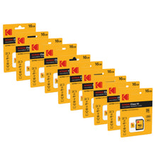 Kodak 16GB Premium Performance microSDHC Memory Card Class 10 - 10 Pack