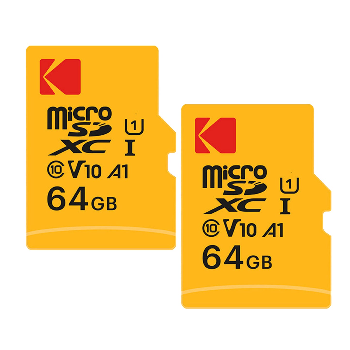 Kodak 64GB Premium Performance microSDXC Memory Card with SD Adapter - 2 Pack