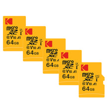 Kodak 64GB Premium Performance microSDXC Memory Card with SD Adapter - 5 Pack