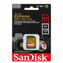 SanDisk Extreme 64GB SDXC UHS-I Memory Card